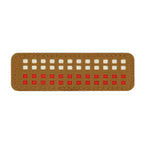 Patch drapelul Poloniei pixelat 25x80 Laser Cut M-Tac