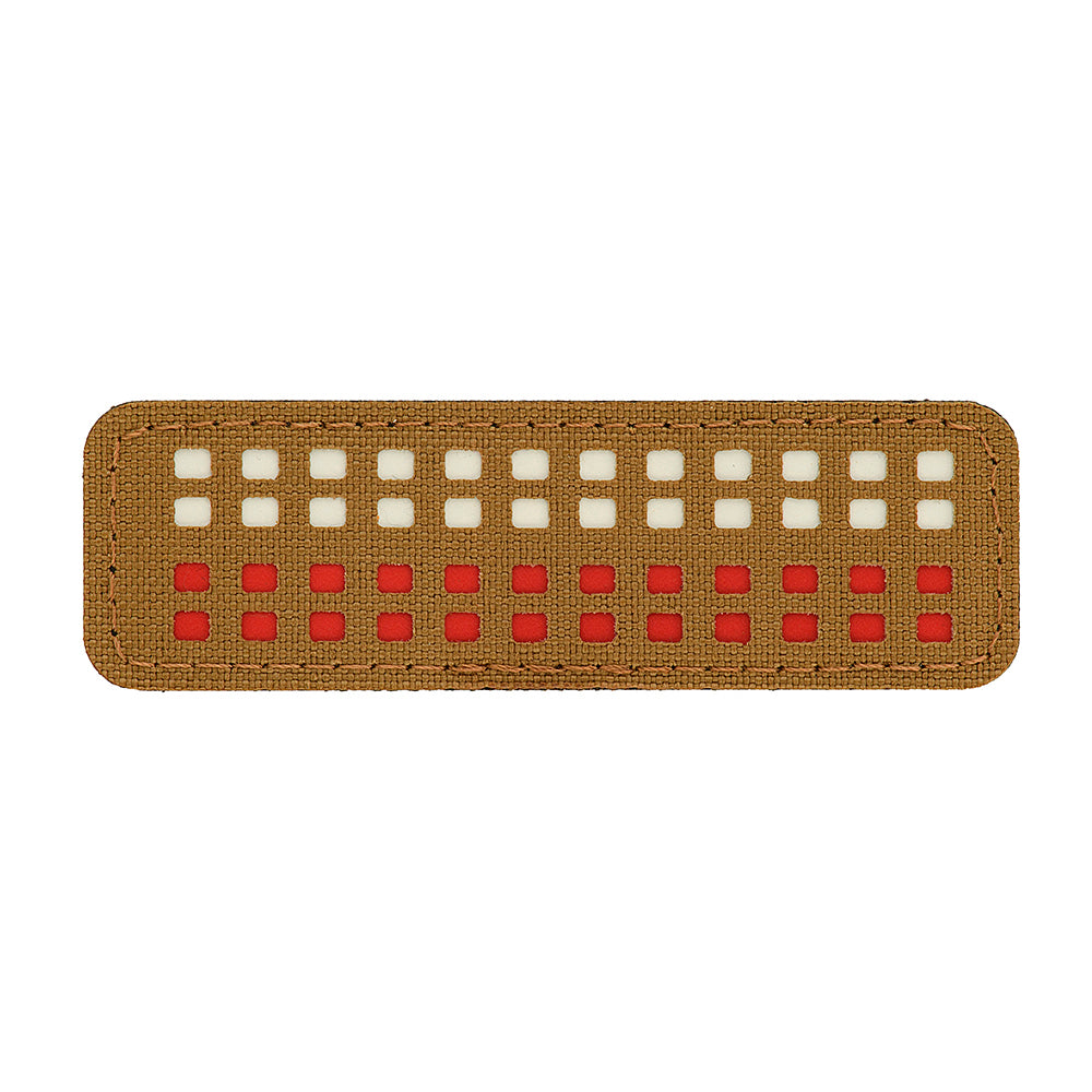 Patch drapelul Poloniei pixelat 25x80 Laser Cut M-Tac