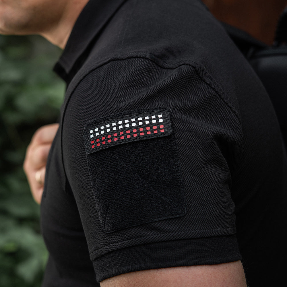 Patch drapelul Poloniei pixelat 25x80 Laser Cut M-Tac