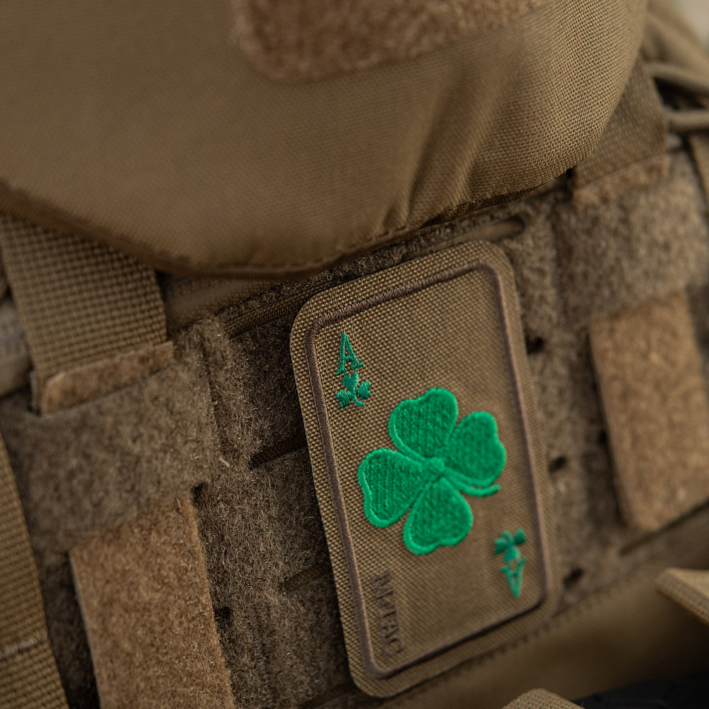 Patch brodat Lucky Card trifoi M-Tac