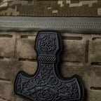 Patch Mjolnir Large PVC 3D cu velcro M-Tac