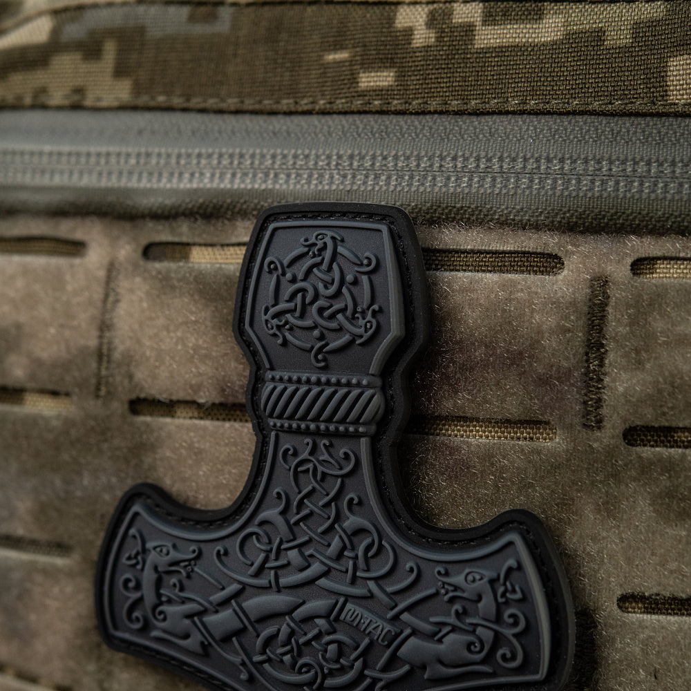 Patch Mjolnir Large PVC 3D cu velcro M-Tac