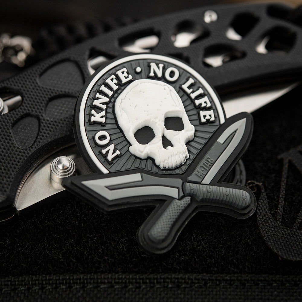 Patch No Knife - No Life 3D PVC M-Tac