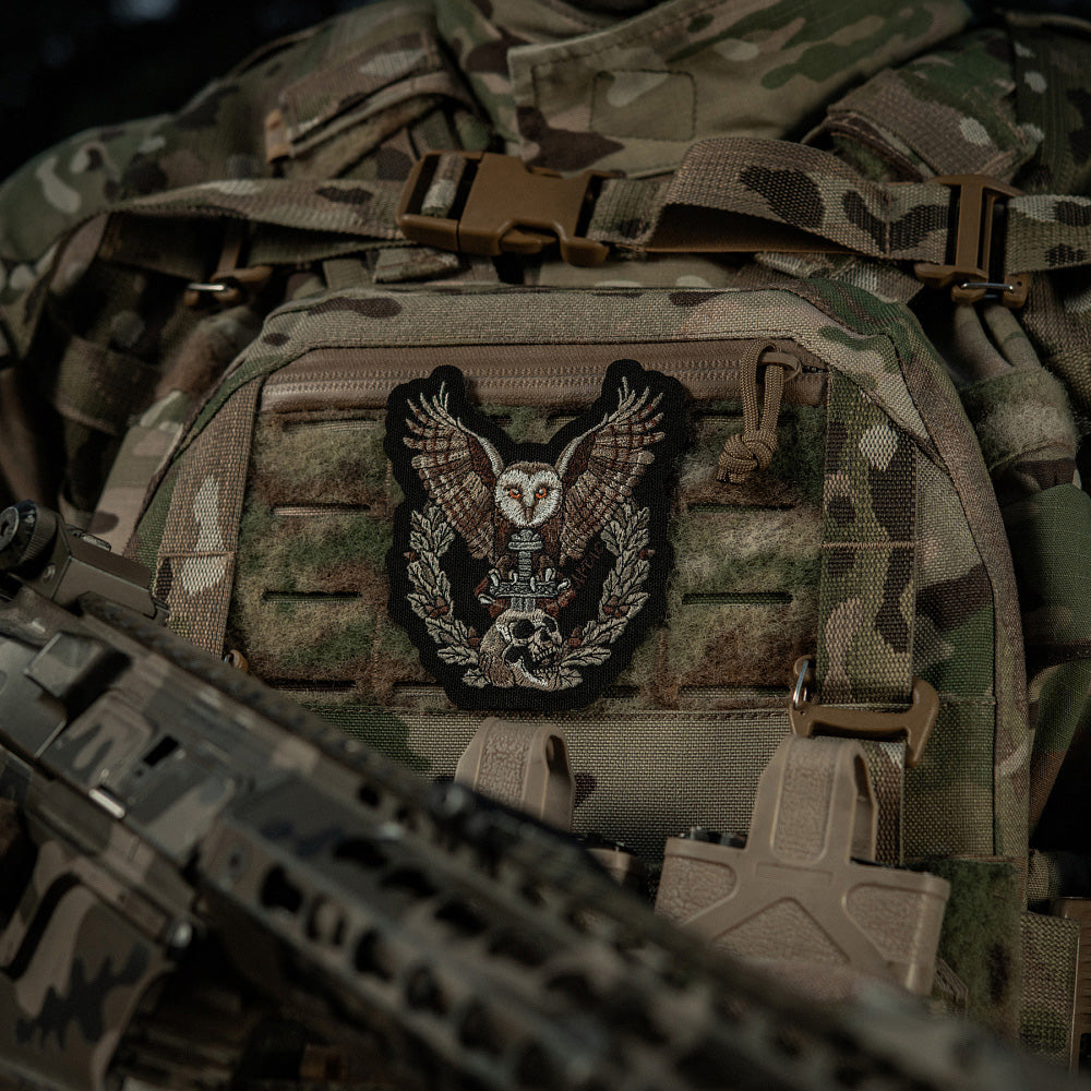 Patch brodat Owl M-Tac cu velcro