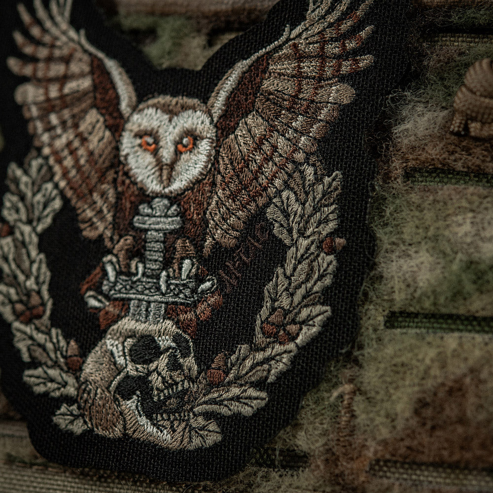 Patch brodat Owl M-Tac cu velcro