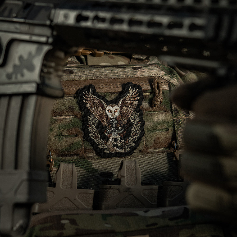Patch brodat Owl M-Tac cu velcro