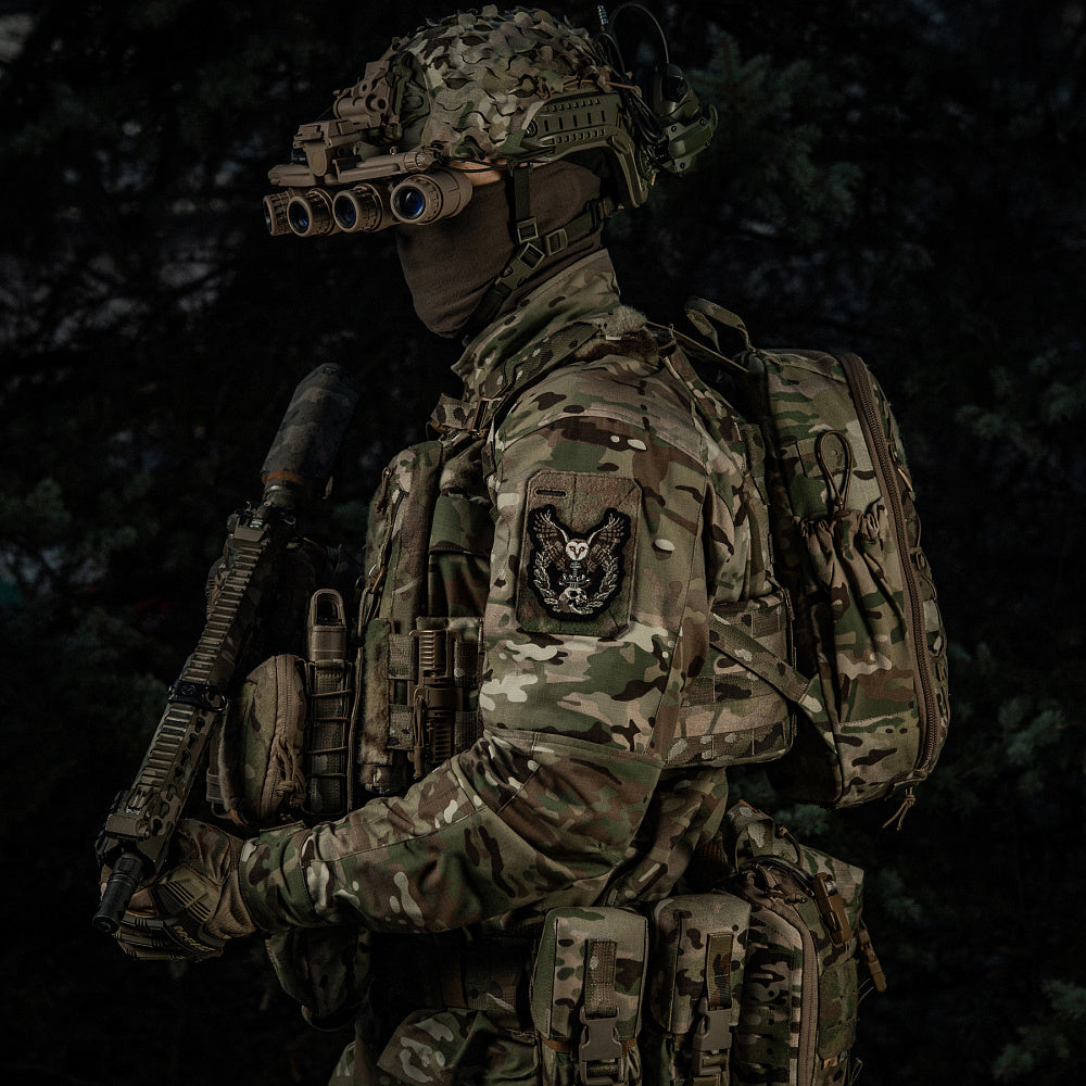 Patch brodat Owl M-Tac cu velcro