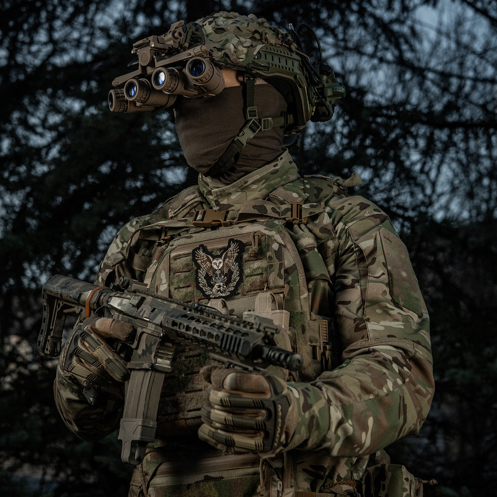 Patch brodat Owl M-Tac cu velcro