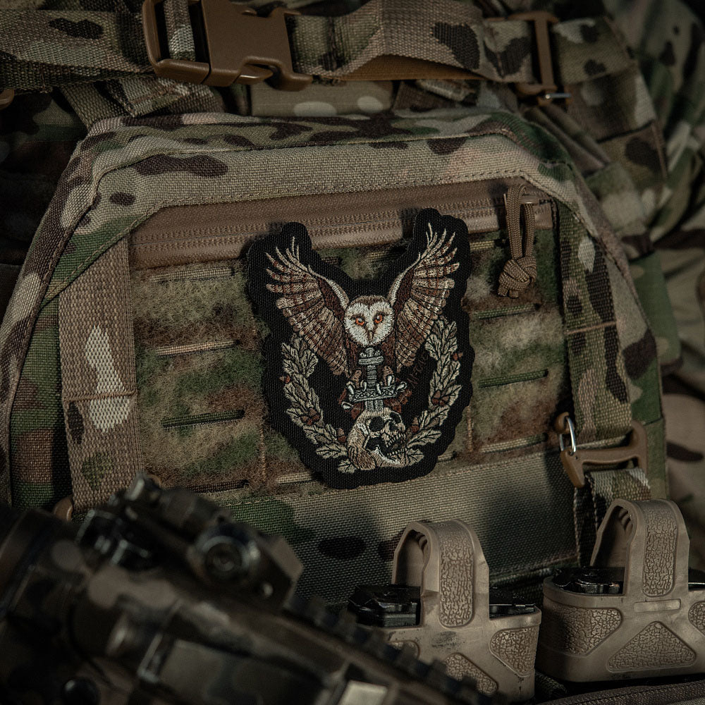 Patch brodat Owl M-Tac cu velcro