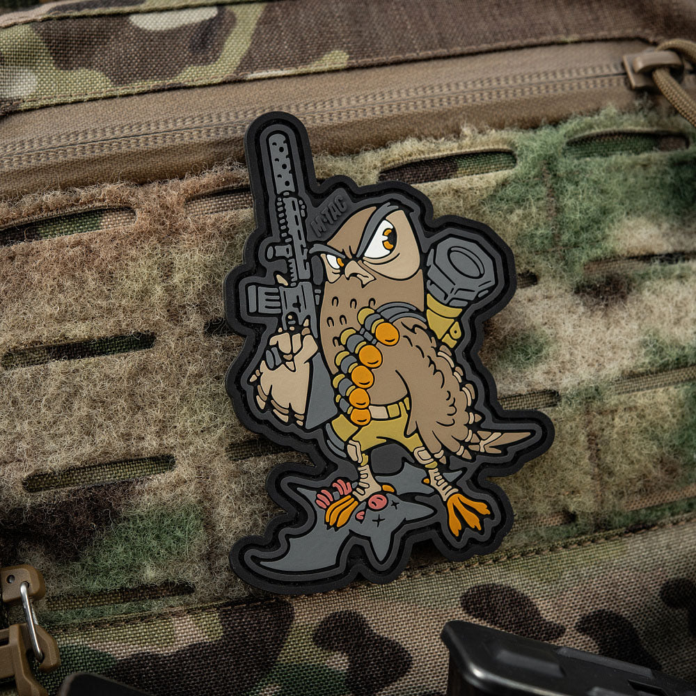 Patch Owl PVC M-Tac emblema moral cu bufnita 3D