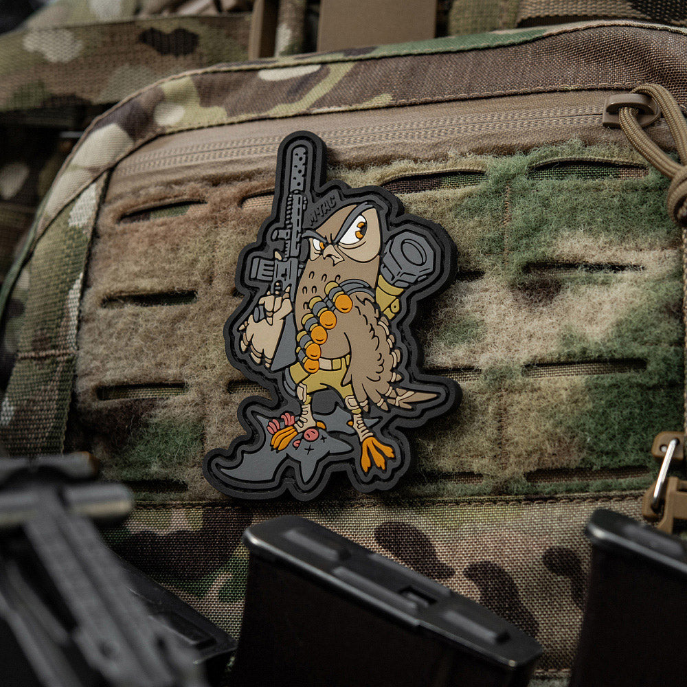 Patch Owl PVC M-Tac emblema moral cu bufnita 3D