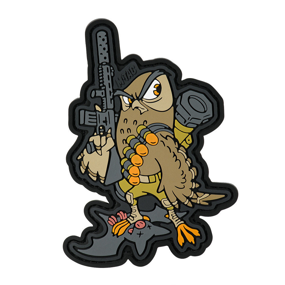 Patch Owl PVC M-Tac emblema moral cu bufnita 3D
