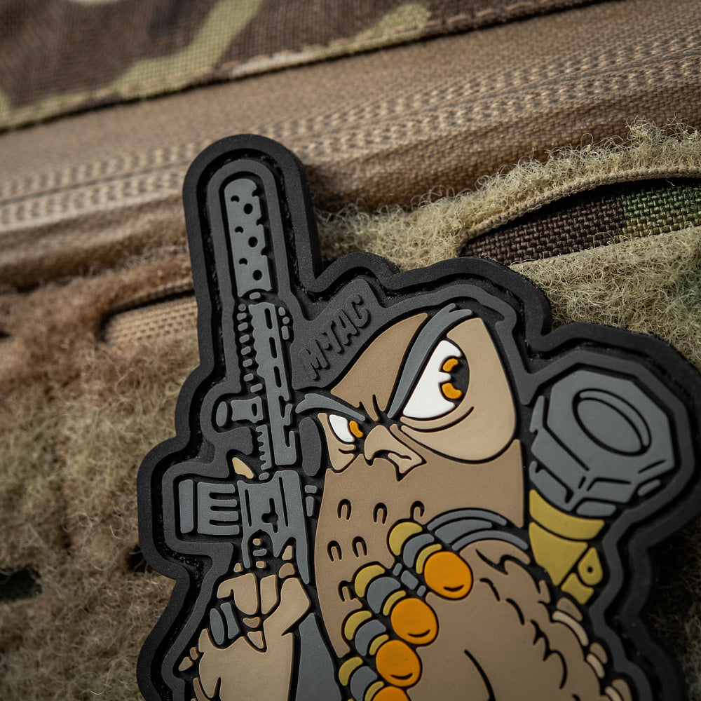 Patch Owl PVC M-Tac emblema moral cu bufnita 3D