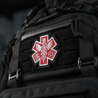 Patch brodat Paramedic M-Tac cu caduceu si Star of Life