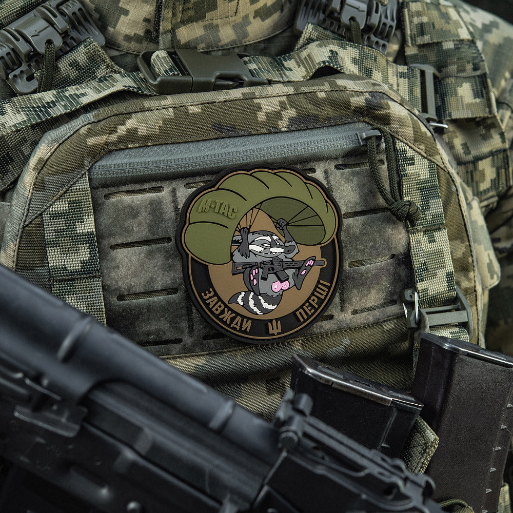 Patch Raccoon PVC 3D M-Tac cu velcro