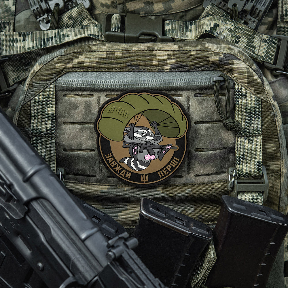 Patch Raccoon PVC 3D M-Tac cu velcro