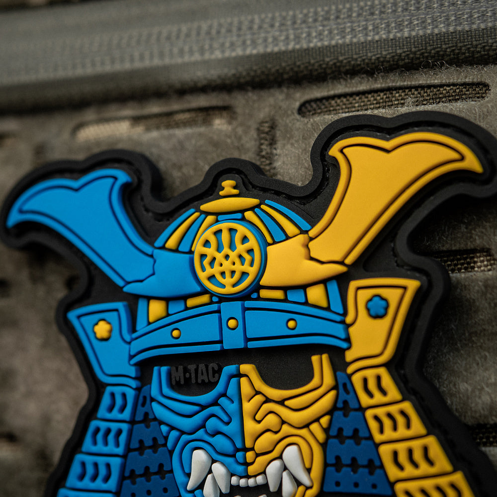 Patch Samurai Mask PVC M-Tac cu velcro