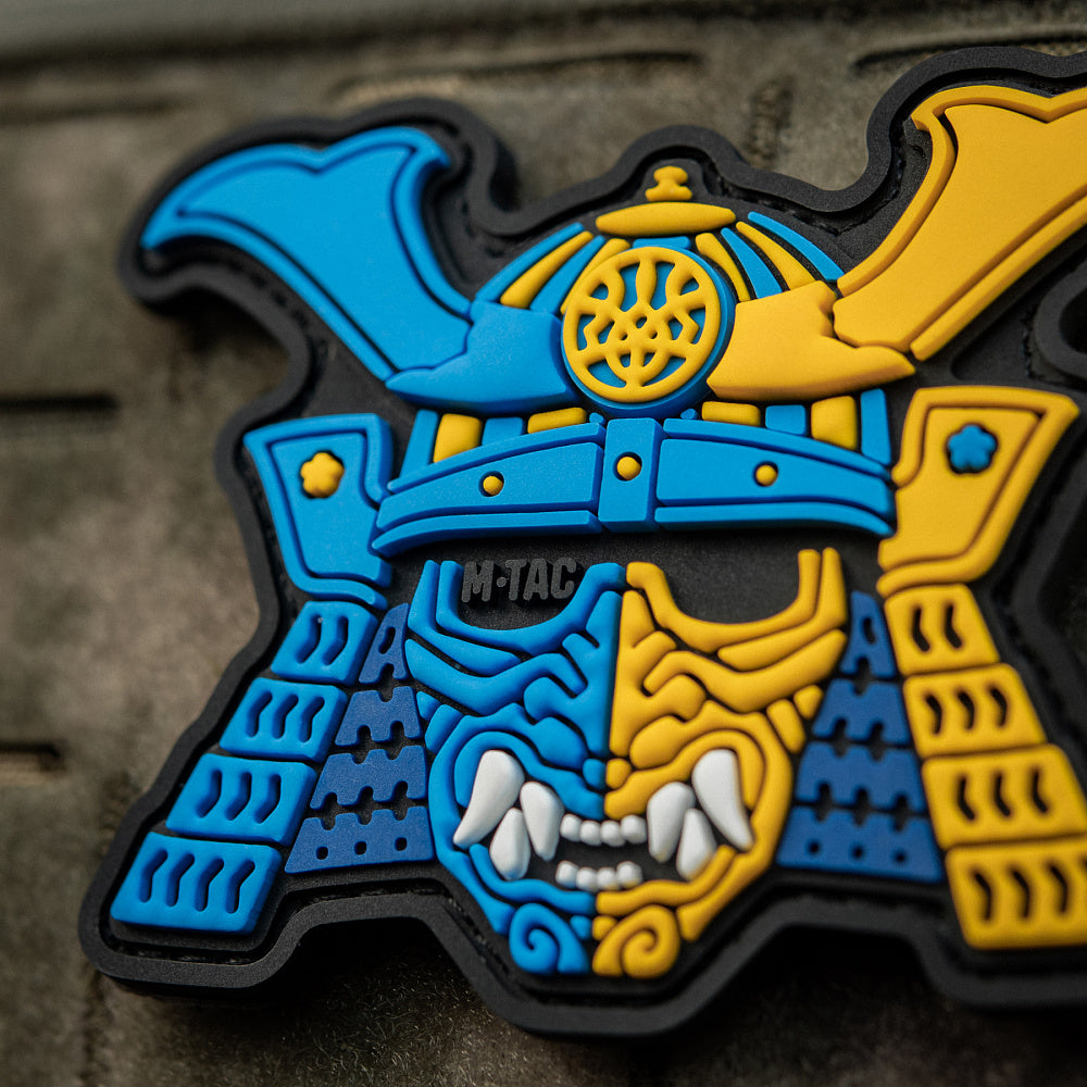 Patch Samurai Mask PVC M-Tac cu velcro