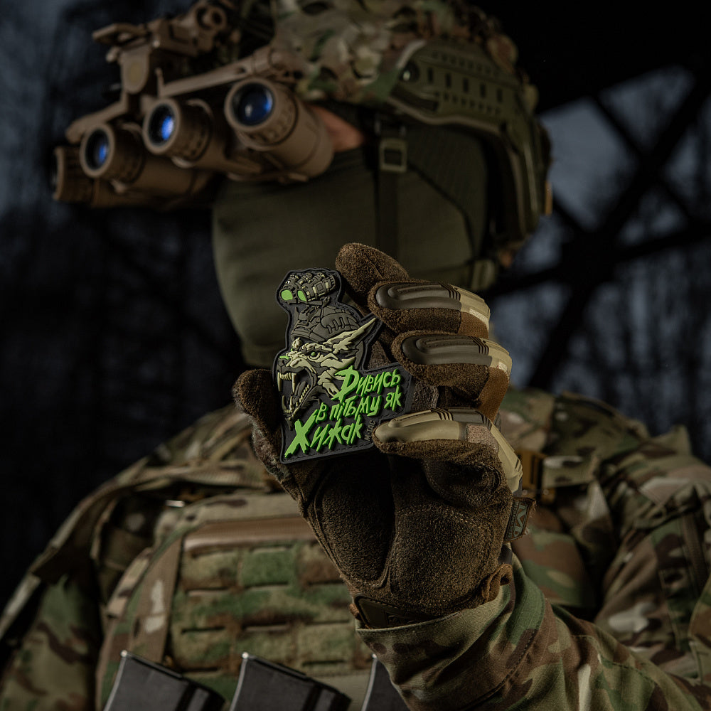 Patch PVC See in the Dark Like a Predator M-Tac Black/Olive