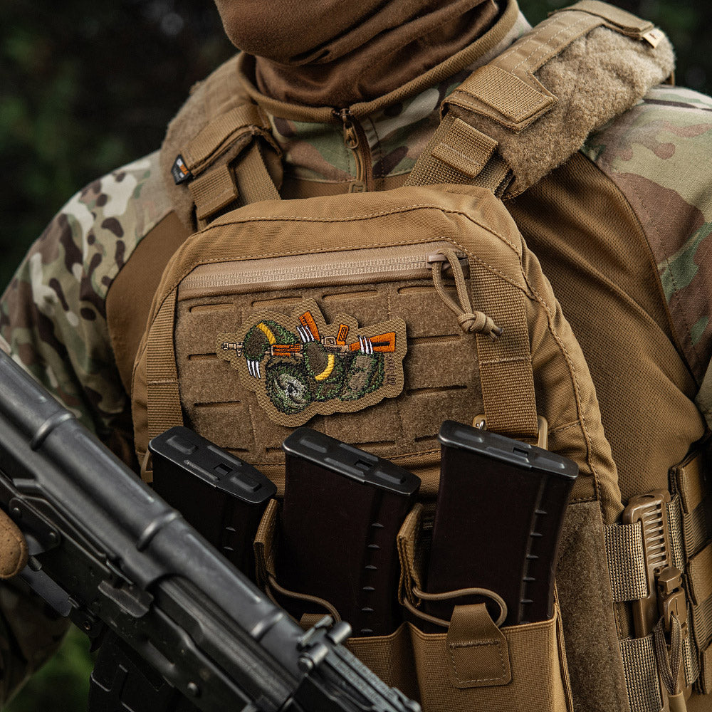 Patch brodat Sloth M-Tac cu prindere Velcro