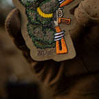 Patch brodat Sloth M-Tac cu prindere Velcro