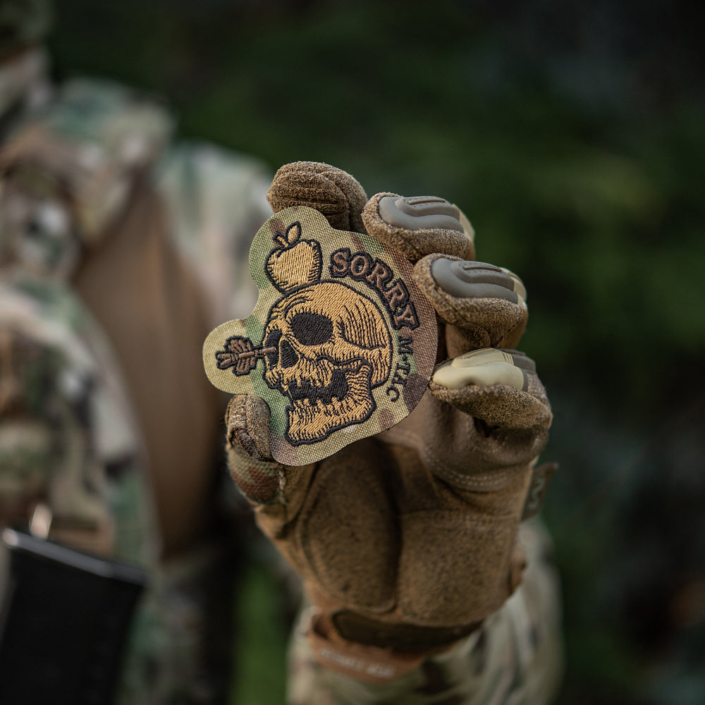 Patch brodat SORRY M-Tac cu model craniu