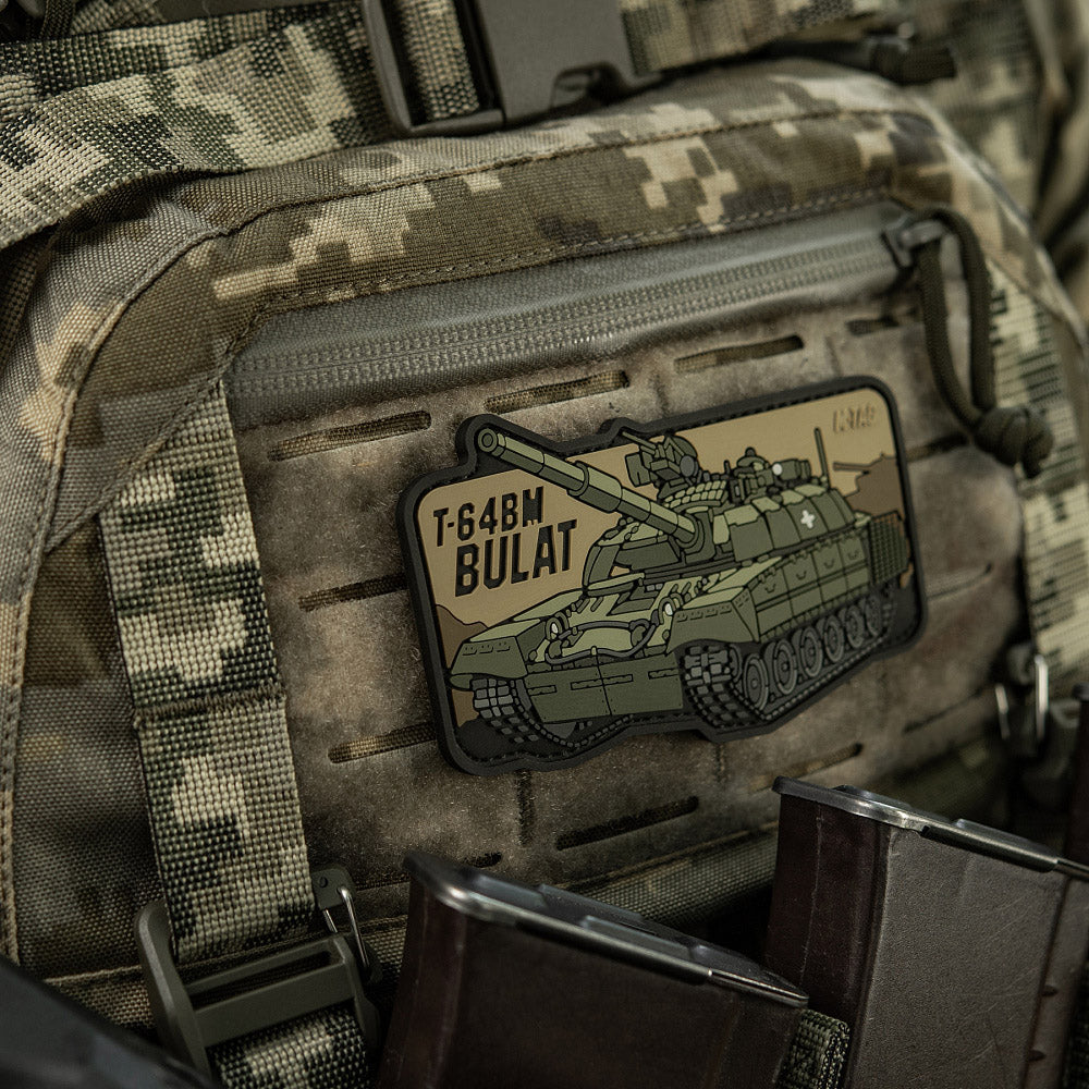 Patch T-64 Bulat PVC 3D cu velcro M-Tac