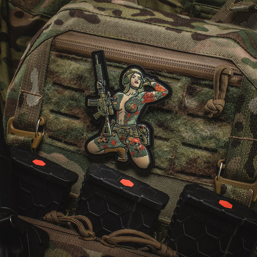 Patch tactic Girl Yakuza PVC M-Tac