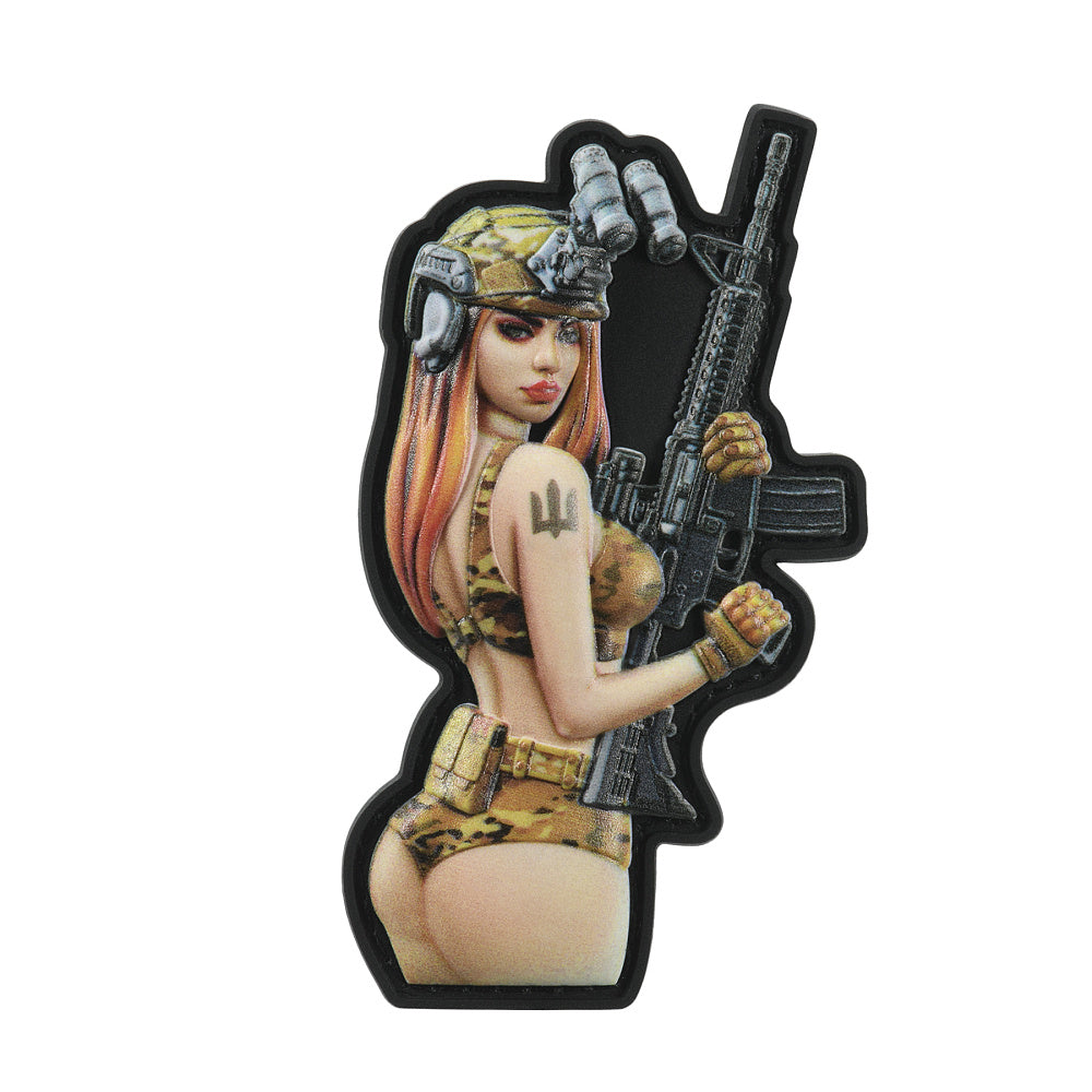 Patch tactic Girl #8 Trizub PVC M-Tac