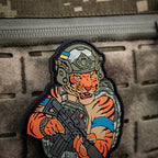 Patch Tiger Blue tape PVC M-Tac