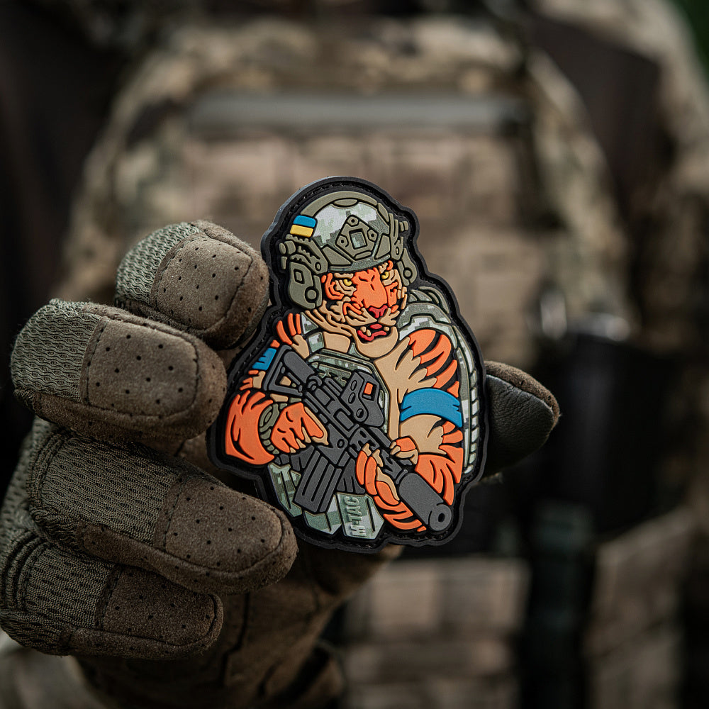 Patch Tiger Blue tape PVC M-Tac