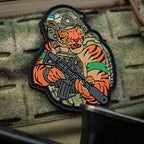 Patch Tiger Green PVC 3D cu Velcro M-Tac