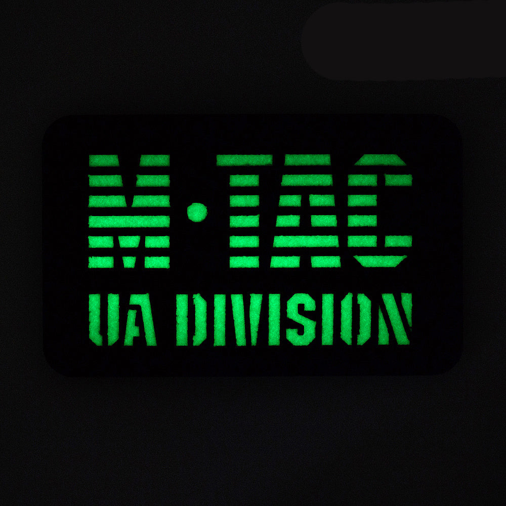 Patch UA Division Laser Cut GID M-Tac