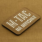 Patch UA Division Laser Cut GID M-Tac