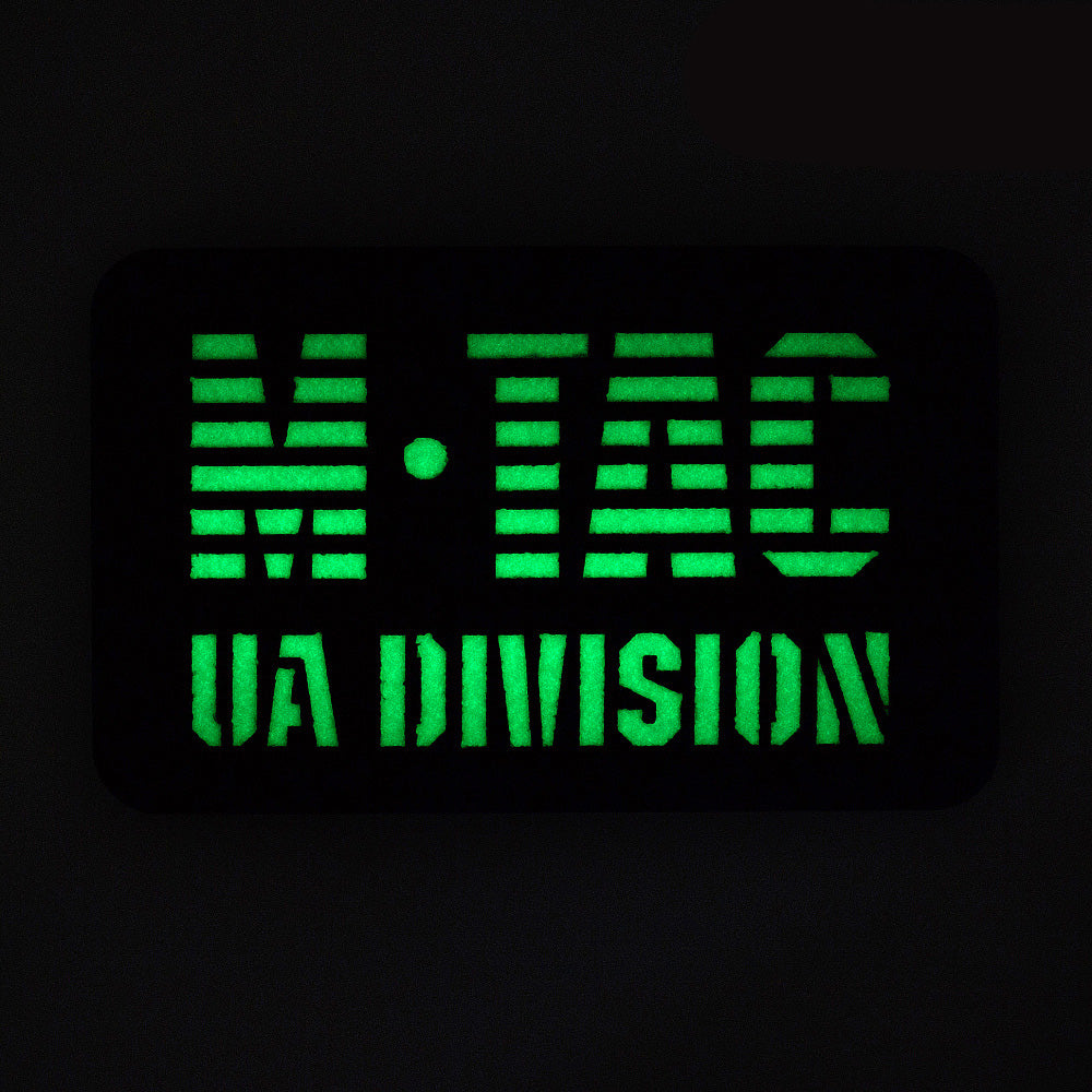 Patch UA Division Laser Cut GID M-Tac