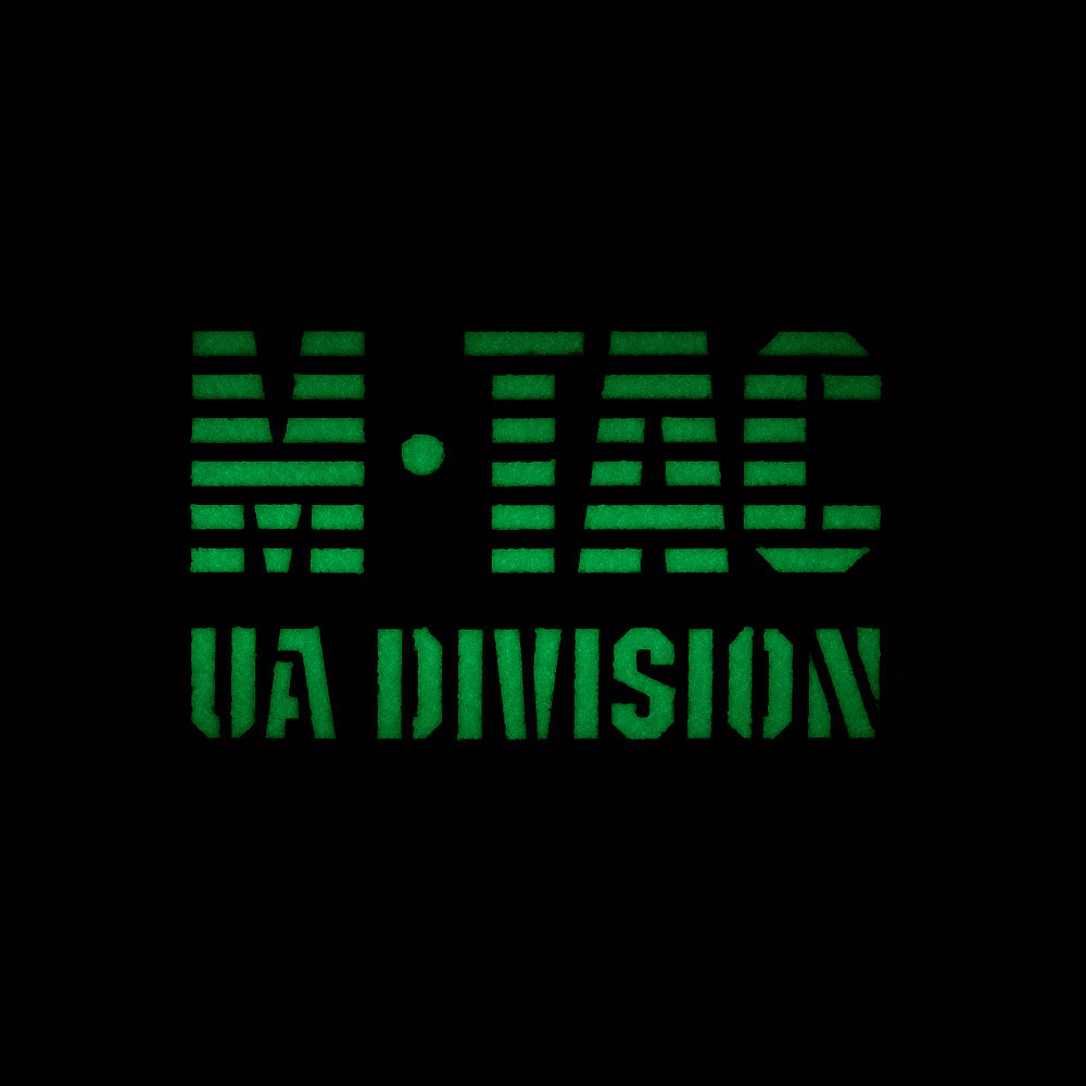 Patch UA Division Laser Cut GID M-Tac