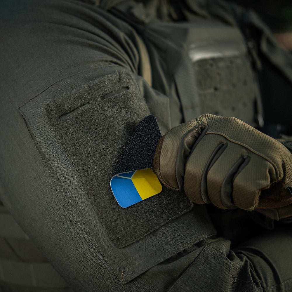 Patch drapel Ucraina cu stema 80x50mm M-Tac