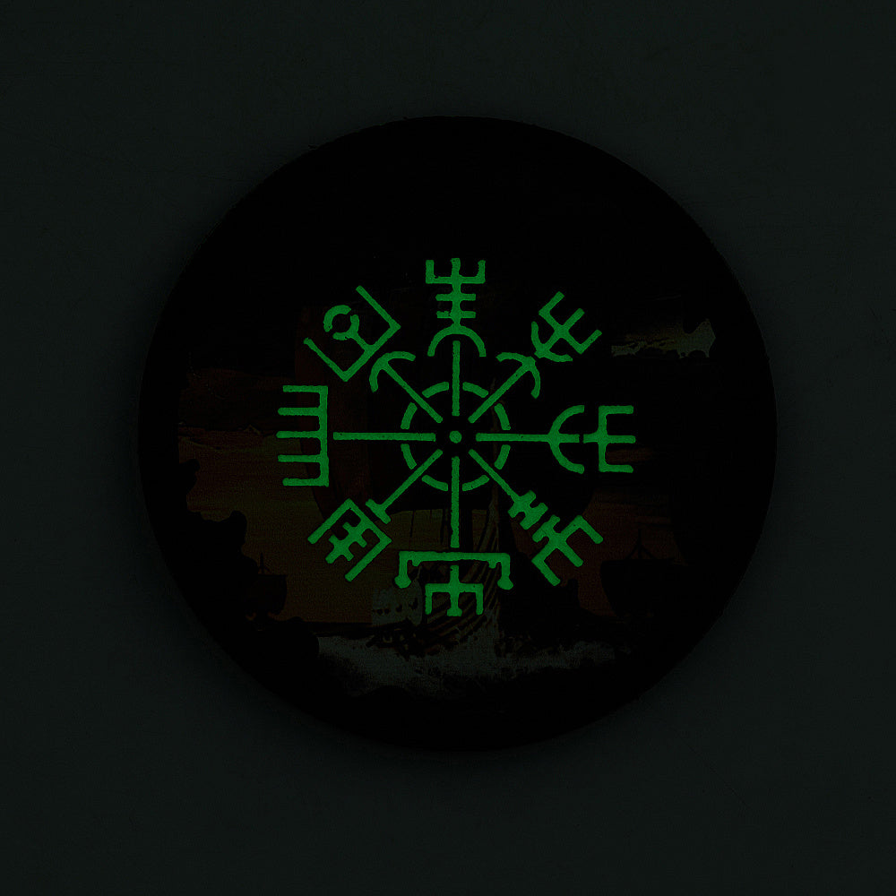 Patch Vegvisir Drakkar rotund M-Tac 80mm