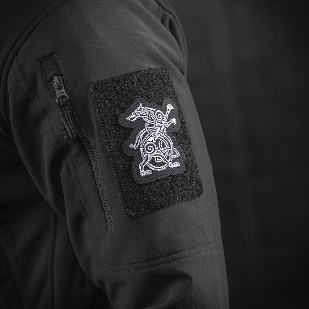 Patch brodat Wolf M-Tac din Cordura 500D