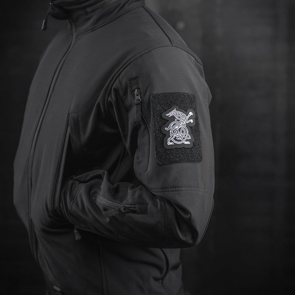 Patch brodat Wolf M-Tac din Cordura 500D