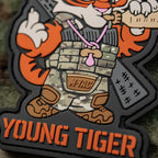 Patch Young Tiger PVC 3D cu velcro M-Tac