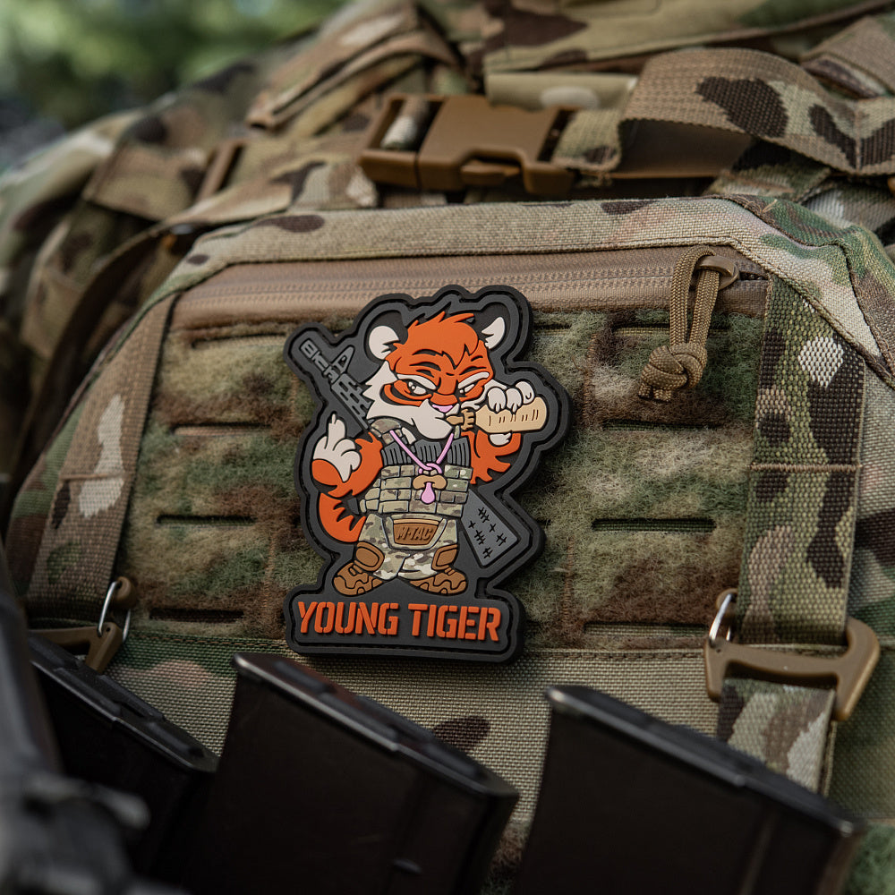 Patch Young Tiger PVC 3D cu velcro M-Tac