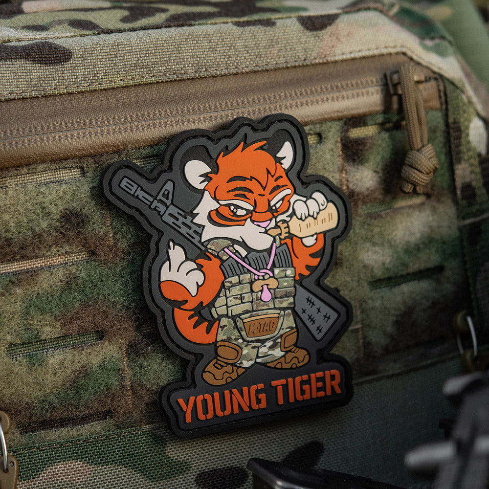 Patch Young Tiger PVC 3D cu velcro M-Tac