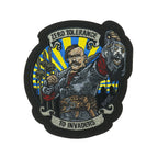 Patch brodat Zero Tolerance M-Tac cu velcro