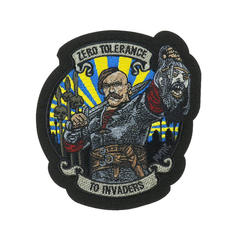 Patch brodat Zero Tolerance M-Tac cu velcro