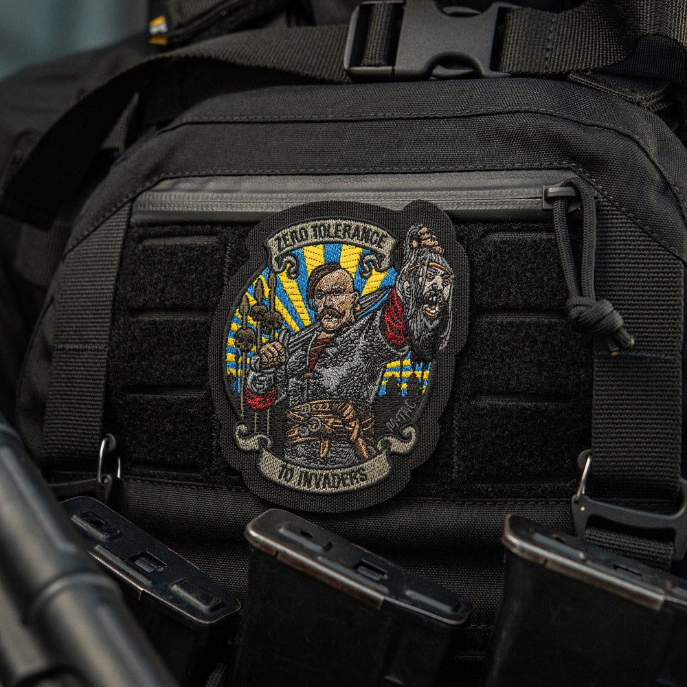 Patch brodat Zero Tolerance M-Tac cu velcro