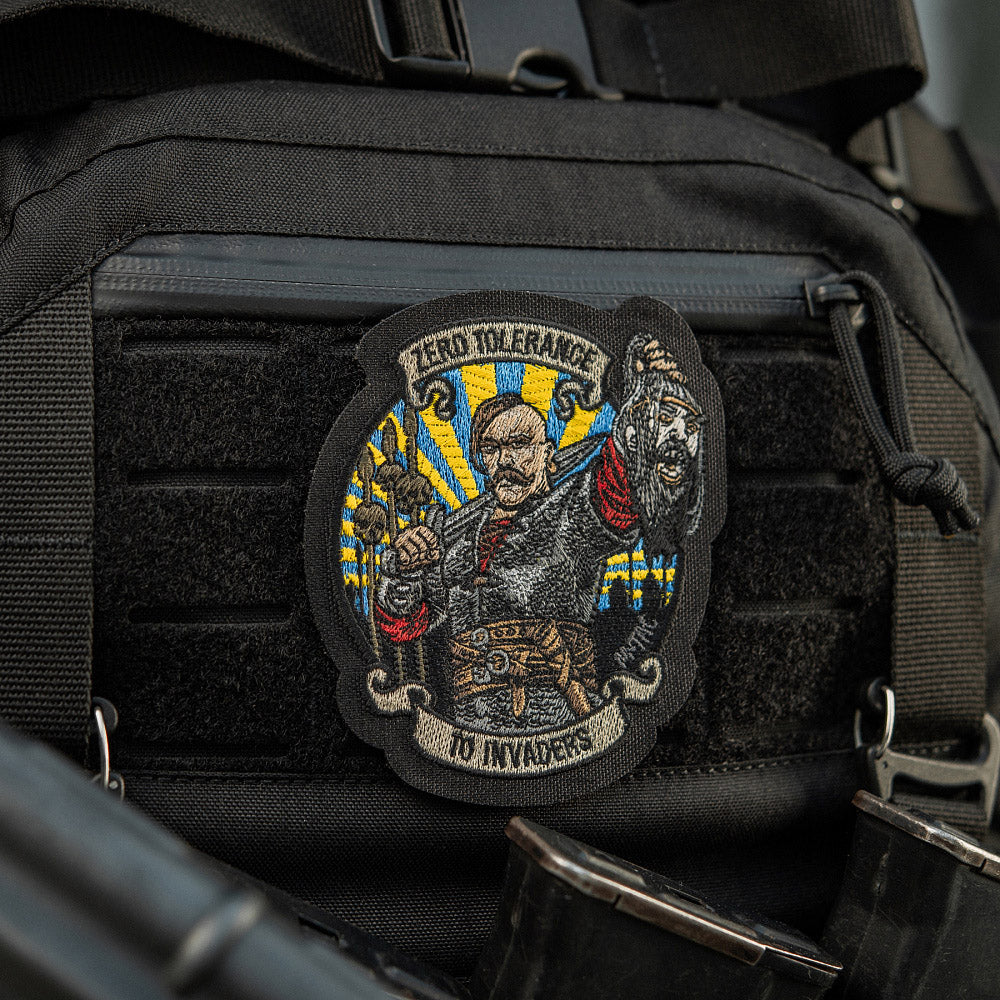 Patch brodat Zero Tolerance M-Tac cu velcro