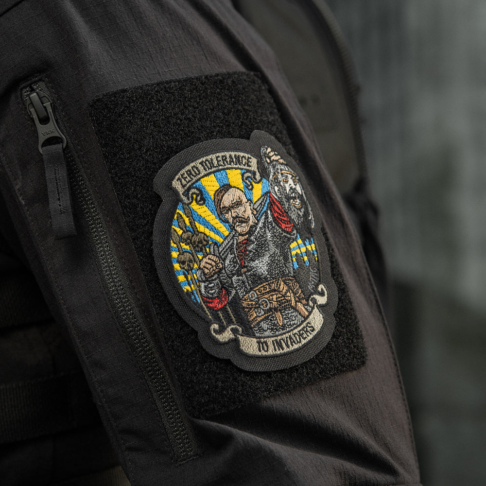 Patch brodat Zero Tolerance M-Tac cu velcro