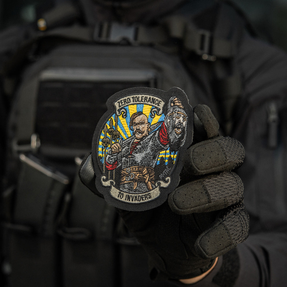 Patch brodat Zero Tolerance M-Tac cu velcro