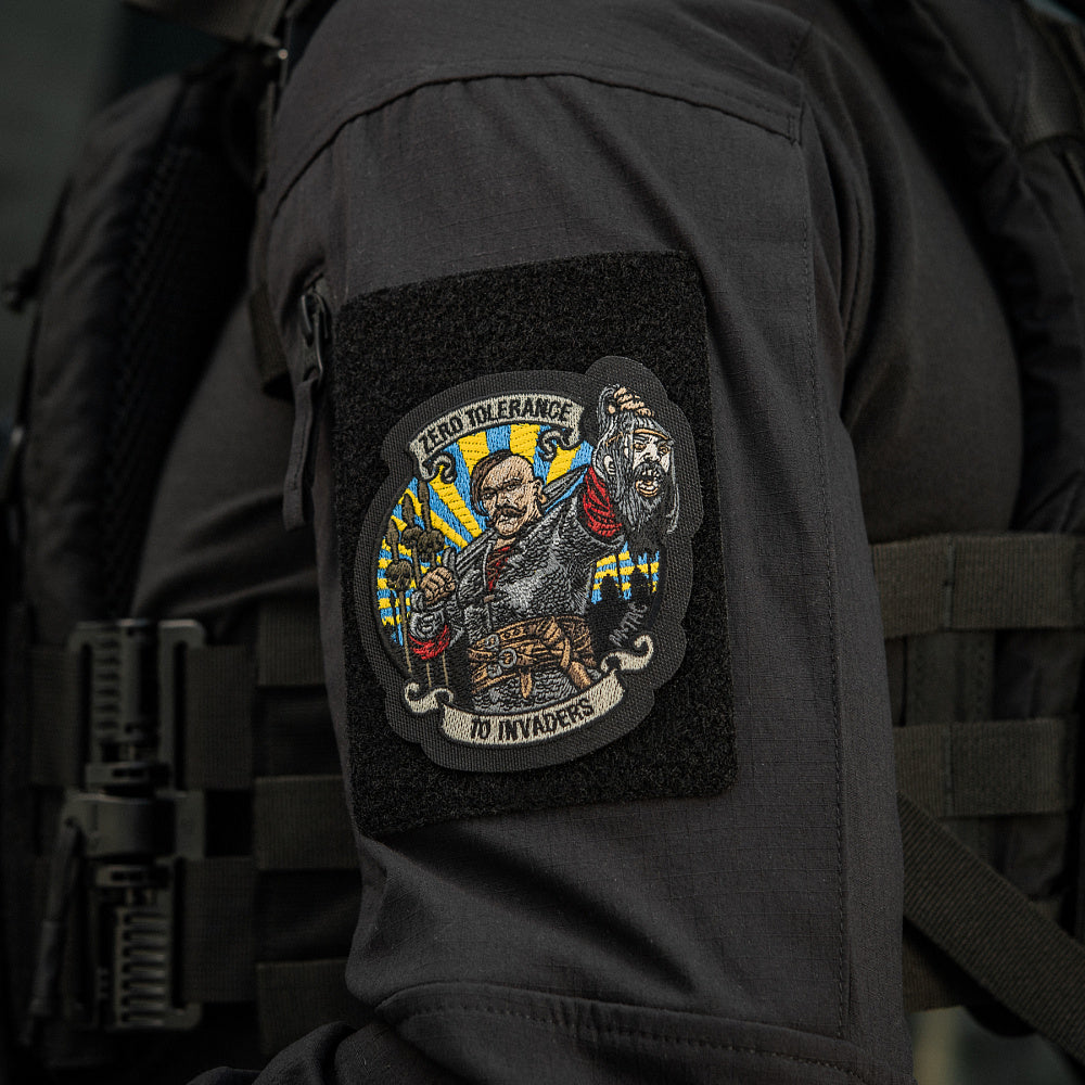 Patch brodat Zero Tolerance M-Tac cu velcro